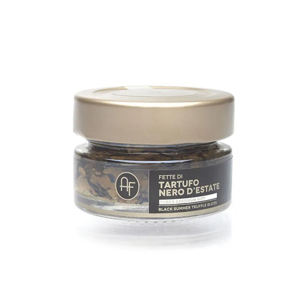Fette di tartufo nero d'estate in olio d'oliva